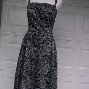SIGRID OLSEN Black White Hi End Quality Sundress 8
